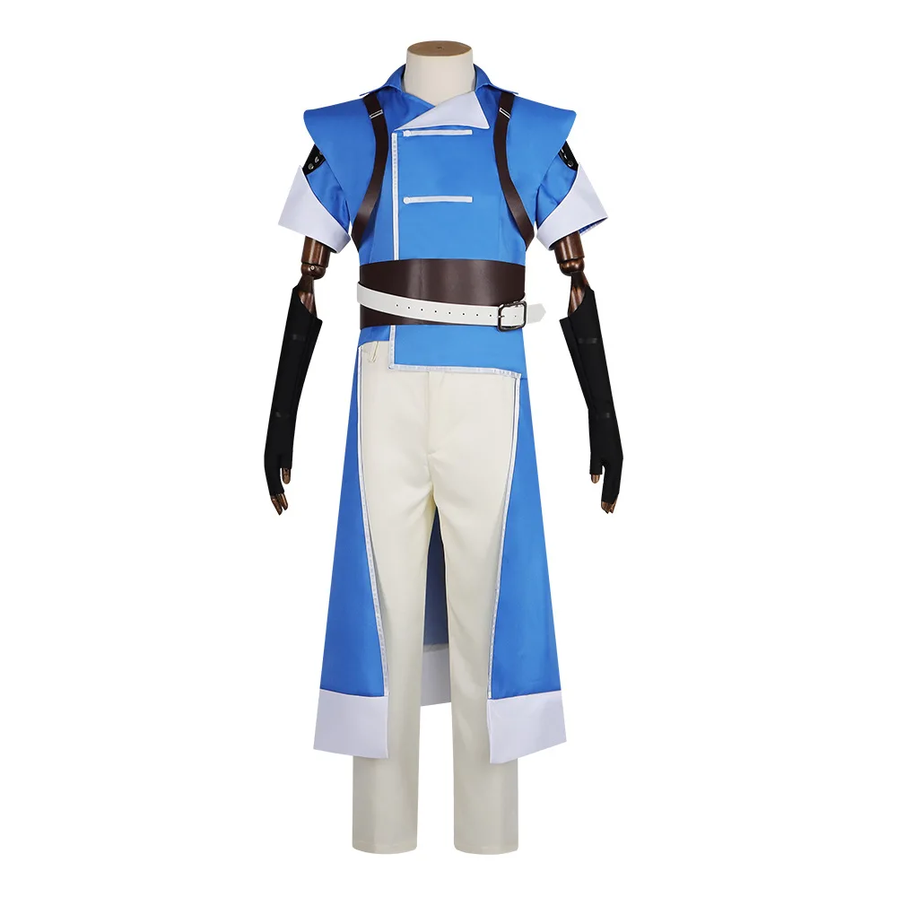 

Game Richter Belmont Castlevania Cosplay Costume Blue Uniform Halloween Carnival Cosplay Richter Belmont Customized Clothes