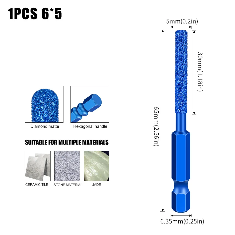 

Emery Grinding Head Hexagonal Handle Hand Drill Grinding Head Inner Spherical Inner Hole Polishing Alloy Milling Cutter