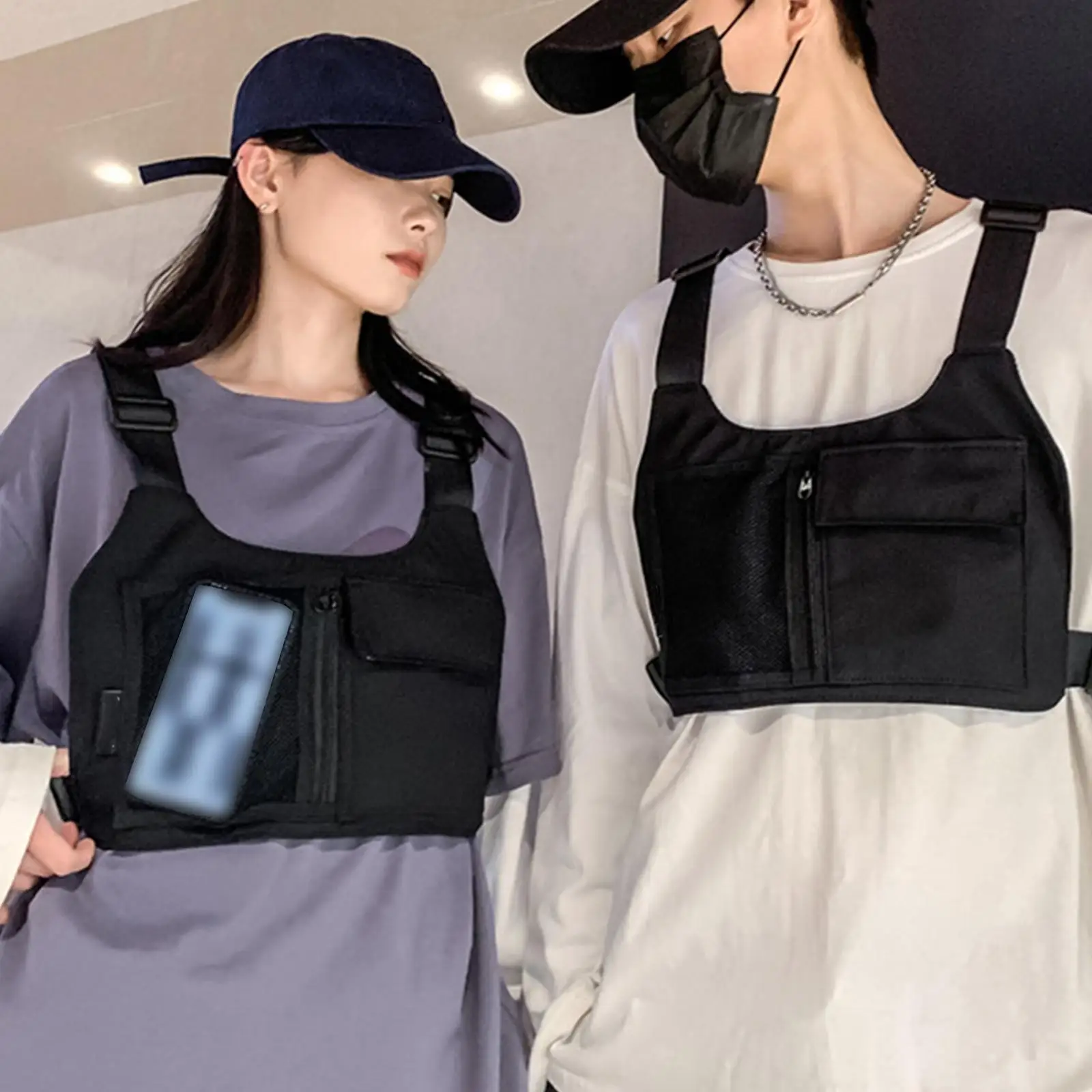 الصدر تلاعب سترة حقيبة الحقيبة فائدة حامل ملابس العمل لتشغيل كام في الهواء الطلق #5