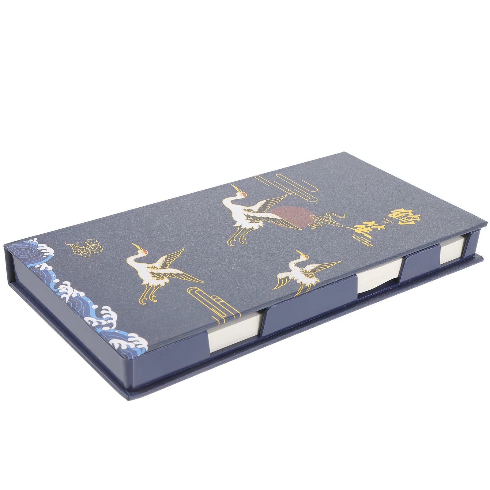 

1Set Chinese Style Adhesive Notes Memo Pads Crane Pattern Notepad Smooth Writing for Home Office School Diary