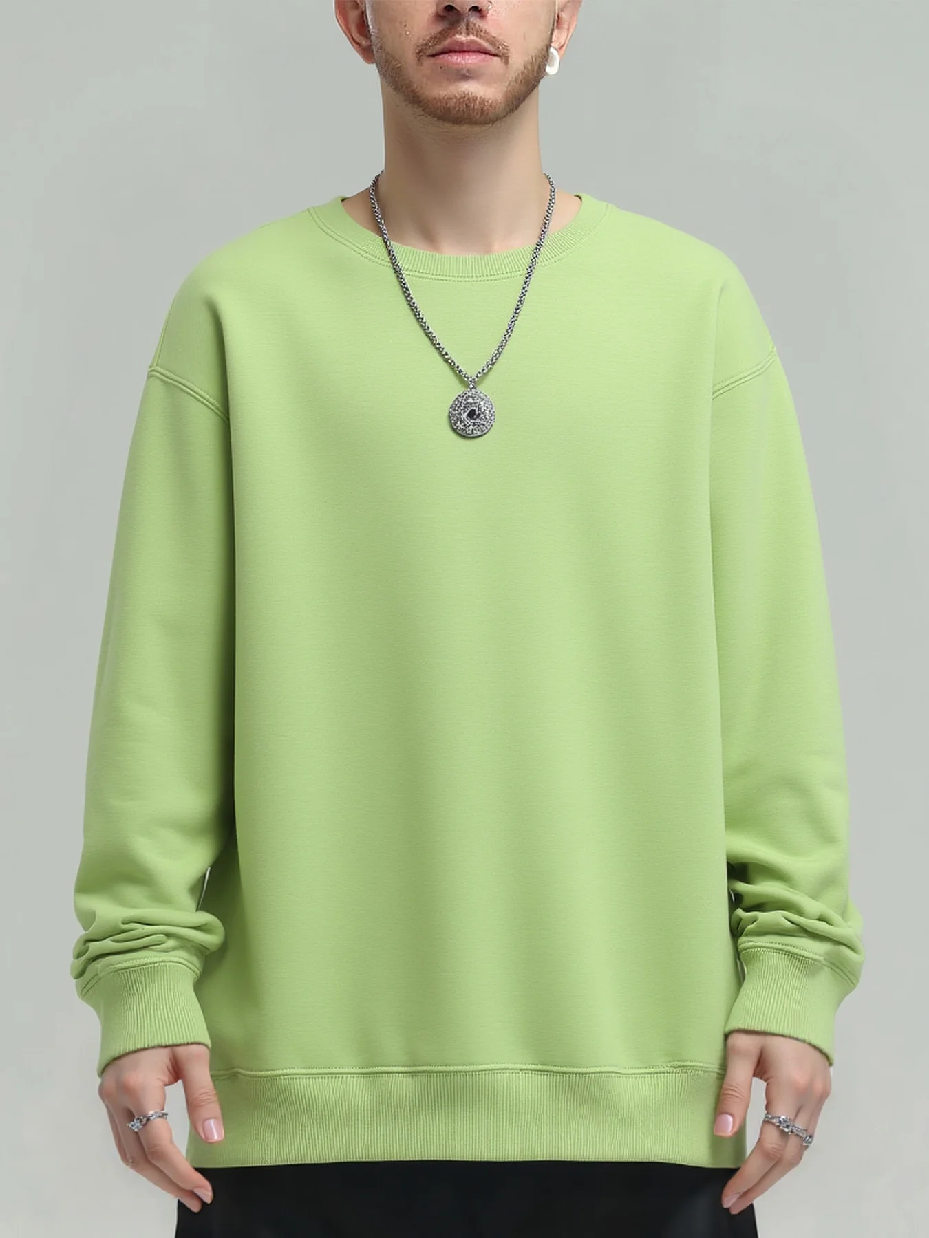 

6W688 350gsm Imitation Cashmere Hoodies Mens Harajuku Casual Sweatshirts Streetwear Solid Women Clothing Plush