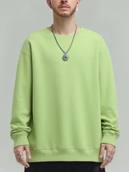 6W688 350gsm Imitation Cashmere Hoodies Mens Harajuku Casual Sweatshirts Streetwear Solid Women Clothing Plush