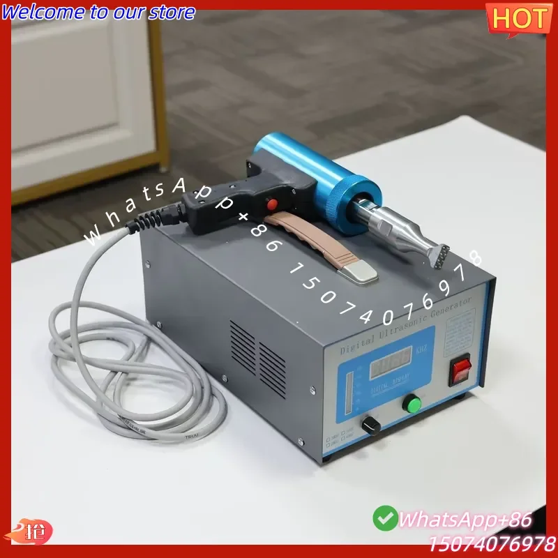 2026 KH-28KHZ Ultrasonic Spot Welder Manual Plastic Nonwoven Fabric Synthetic Material Welding Tool Car Interior Packaging