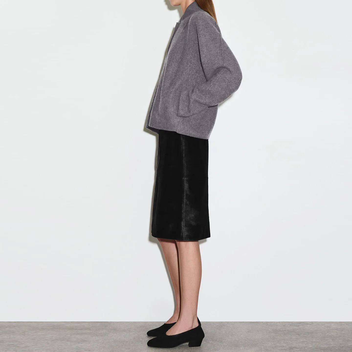 Faionable عارضة Sle المرأة Jaet الخريف الشتاء وصول جديد فضفاض صالح طويل Sve اللون تخفيف Sle Z العلامة التجارية #3