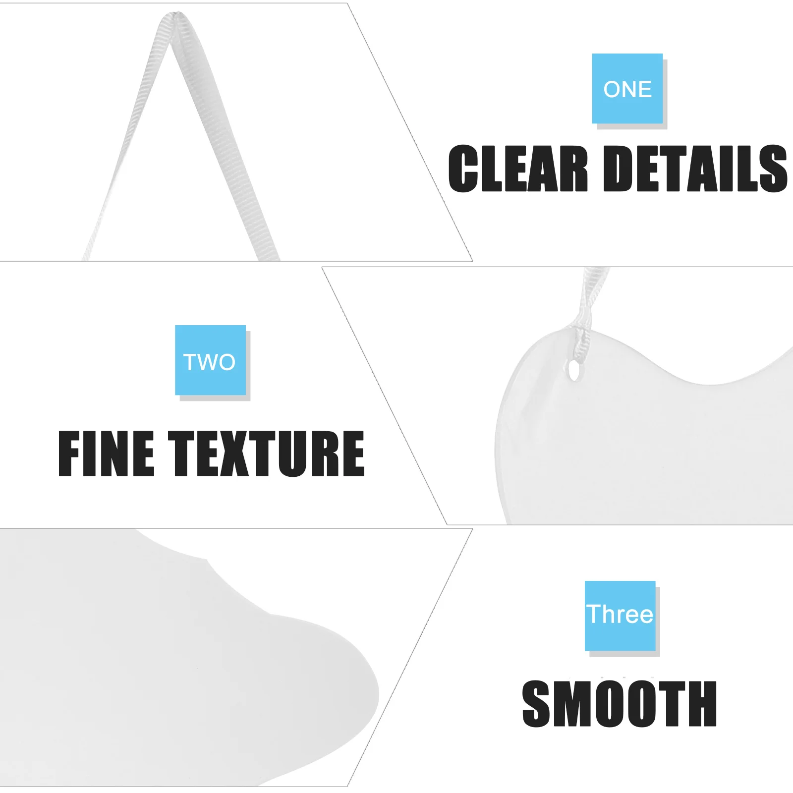 

4Pcs Wedding Hanging Pendants Elegant Clear Acrylic Chair Signs DIY Reserved Seat Decor for Wedding Ceremony Decoration