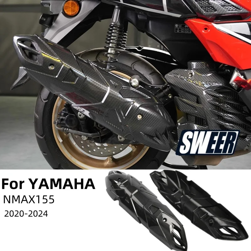 

For YAMAHA NMAX155 N MAX 155 20-23 Modified Exhaust Pipe Protection Cover Heat Shield Anti-Scalding Guard Motorcycle Accessories