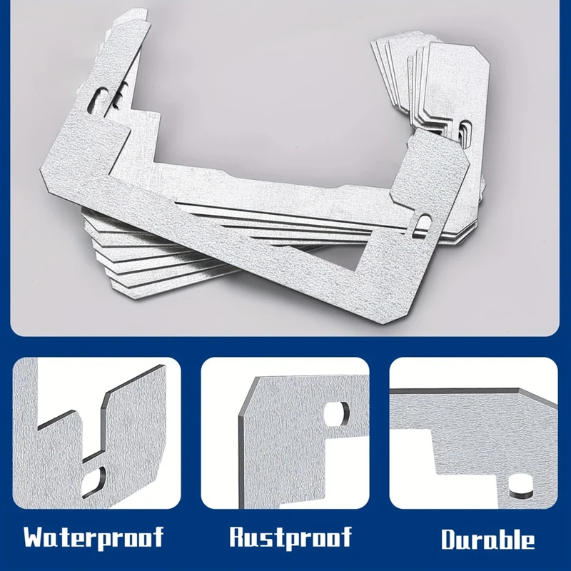 Espaçadores de placa de ajuste de tomada A19F-10-Pack - extensores de soquete elétrico duráveis e autonivelantes para superfícies irregulares