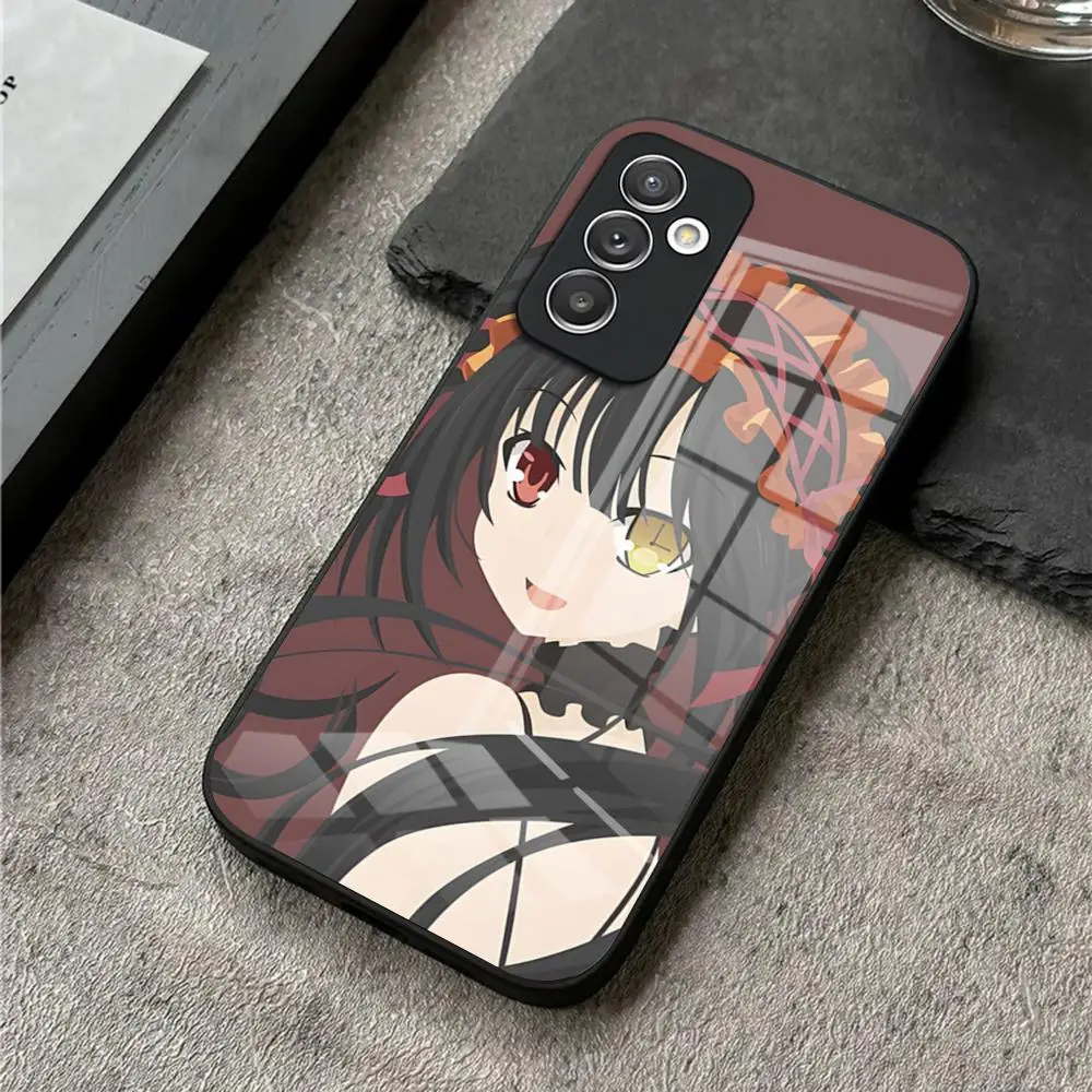 Date a live Tokisaki Kurumi Anime Phone Case for S24 Ultra Samsung S23 S22 S20 Fe S21 Plus Galaxy A54 A34 A24 A53 M54 Note 20 Gl