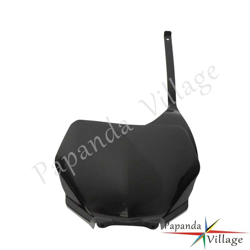 Per YAMAHA YZ125 YZ250 YZ250F YZ450F WR250F WR450F 2006-2014 Motocross Supermoto Enduro maschera carenatura targa anteriore in plastica