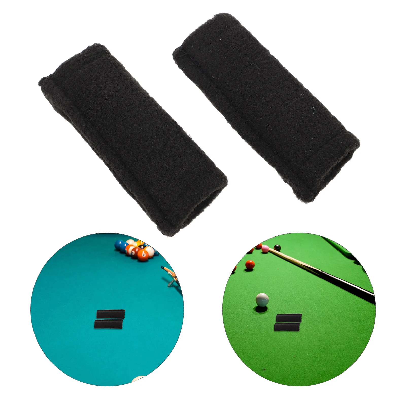 

2pcs Billiard Cleaning Cloth Dual-Sided Cue Shaft Polisher Matte Finish Grip Compact Portable Billiards Cleaner Pool Cue