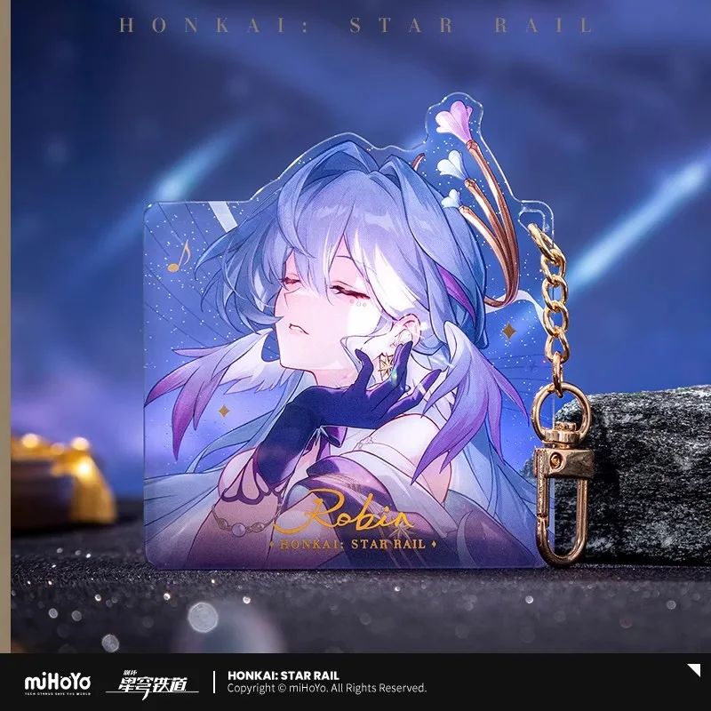 

Game Honkai Star Rail Official Genuine Product Stellar Echoes Series Robin Acrylic Hanging Ornaments Halloween Christmas 3D Gift