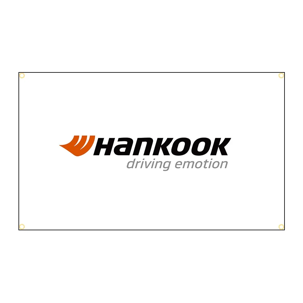 Hankooks Parts Car Flag Polyester Digital Printing Banner for Garage Wall Art Out Door Decoration