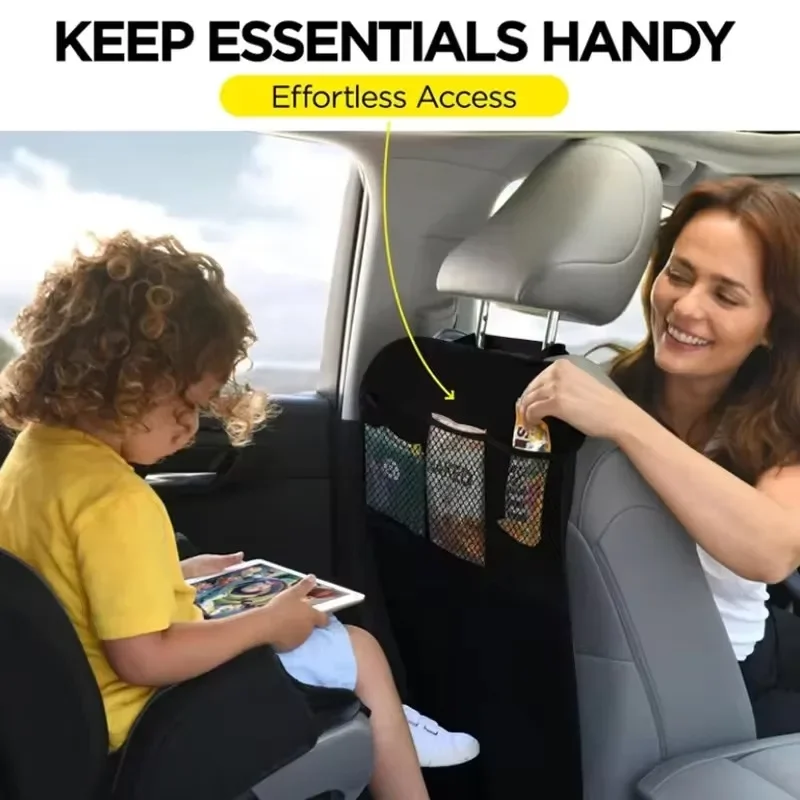 Multifunctional Car Seat Storage Organizer Car Back Multi Pocket Storage Bag Protection from Dirt, Mud, Fit for Most Vehicles view 6