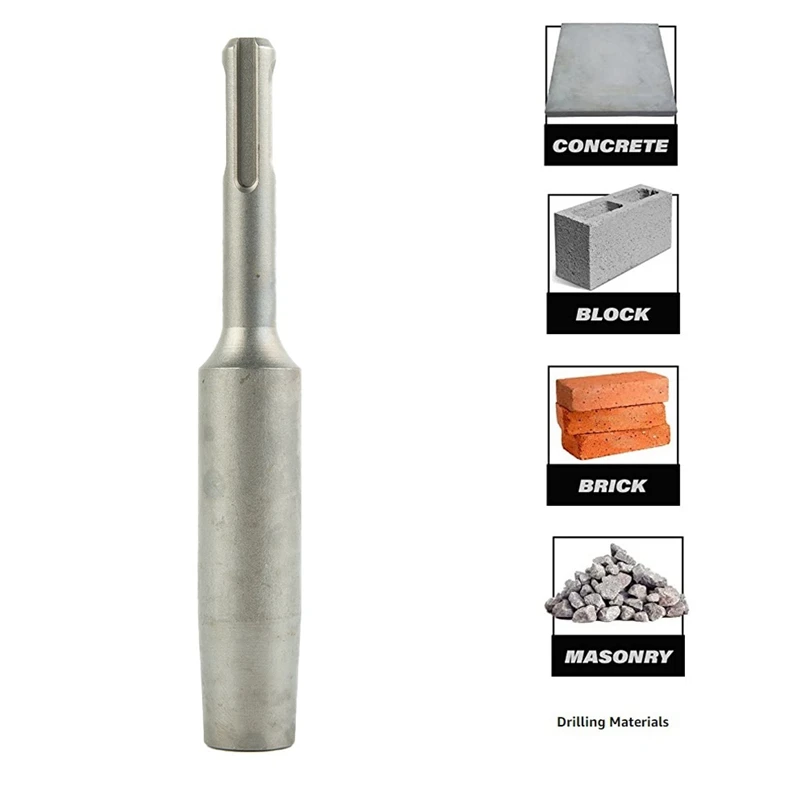 1Pc SDS Plus Ground Rod Driver Earth Stake Hammer Drill Grounding Rod Metal Ground Rod Driver Power Tool Durable Easy Install