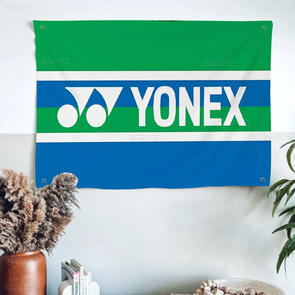 Sports Brand Y-Yonex Small Size Cheerleading Banner Hand Pulled Flag Outdoor Atmosphere Flags