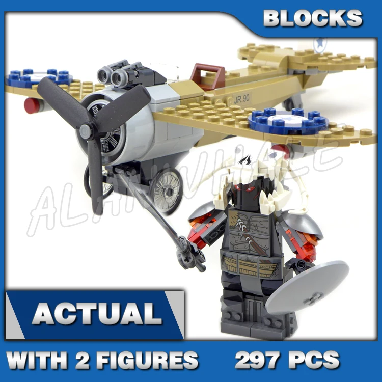 

Набор строительных блоков «Супер-истребитель Вондер-Гёрл» (297 деталей), совместимый с моделями, гигантский самолёт Арес 10744