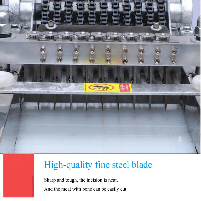 الصناعة التجارية آلة قطع مكعبات الدجاج المجمد آلة قطع شريحة لحم الدجاج آلة قطع نرد اللحوم المجمدة