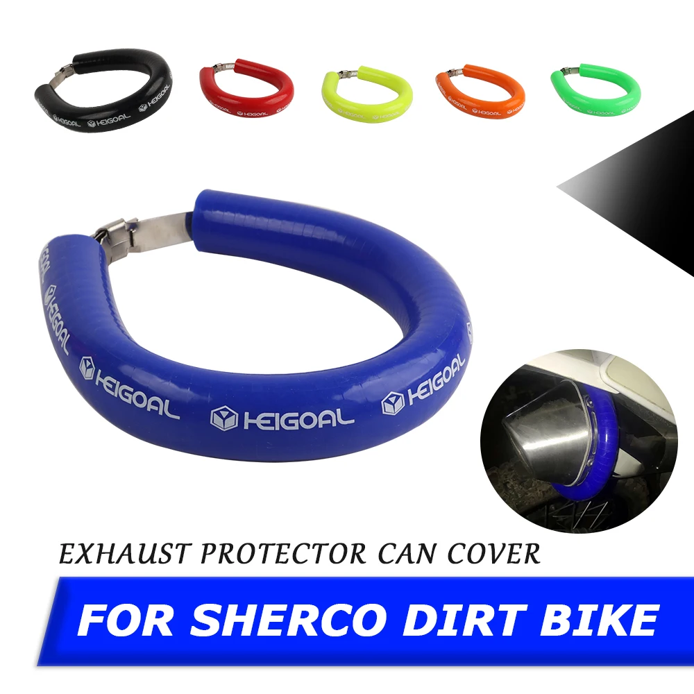 Motorcycle Silicone Exhaust Protector Can Cover For Sherco SC SCF SE SER SEF SEF-R Factory RACING 125 250 300 450 500 SE300 2024