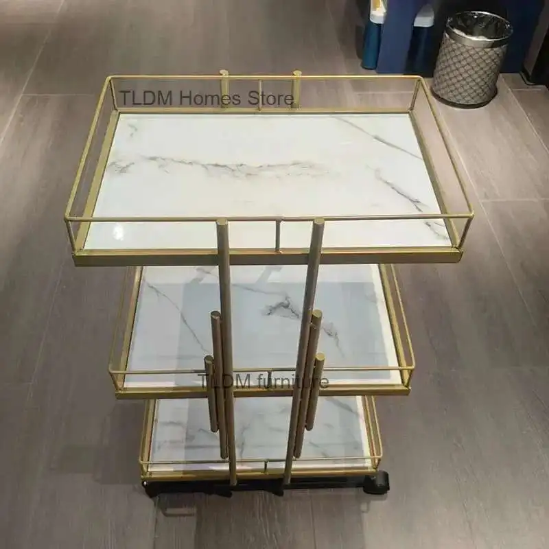 

Тележка для красоты, специальная стойка для хранения, легкая роскошная тележка для ногтей, ресниц, тележка для инструментов для окрашивания волос, кухонные острова, тележки