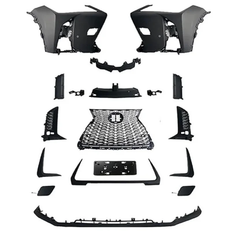 

UX 2018 UX200 UX250h Front Bumper Parts in Grille Upgrade Body Kits