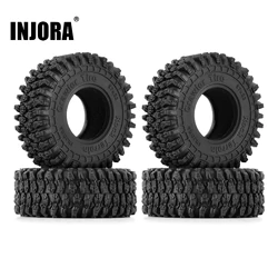 INJORA 57*22mm Super Soft Sticky 1.0 Pneumatici delle ruote per 1/18 1/24 RC Crawler Car TRX4M Axial SCX24 AX24 Aggiornamento (T1016)