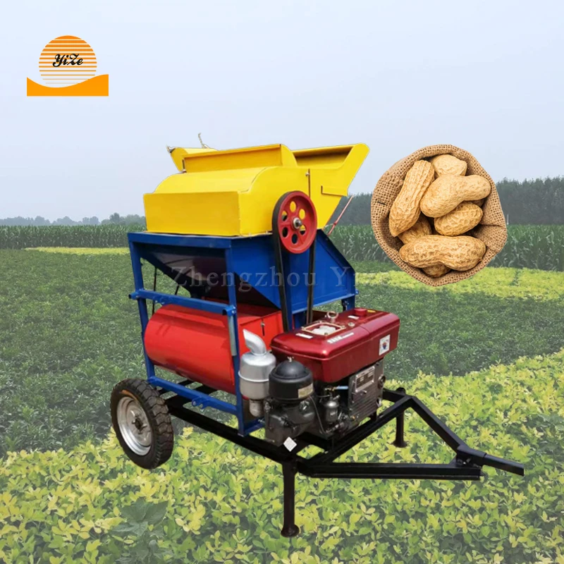 

Automatic Dry Wet Dual Purpose Groundnut Harvester Thresher Peanut Harvesting Picker Machine for Sale