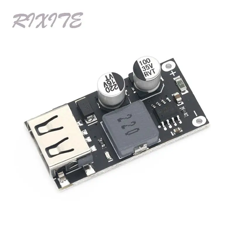 QC3.0 QC2.0 USB DC-DC Buck Converter Charging Step Down Module 6-32V 9V 12V 24V To Fast Quick Charger Circuit Board 5V 1 Way