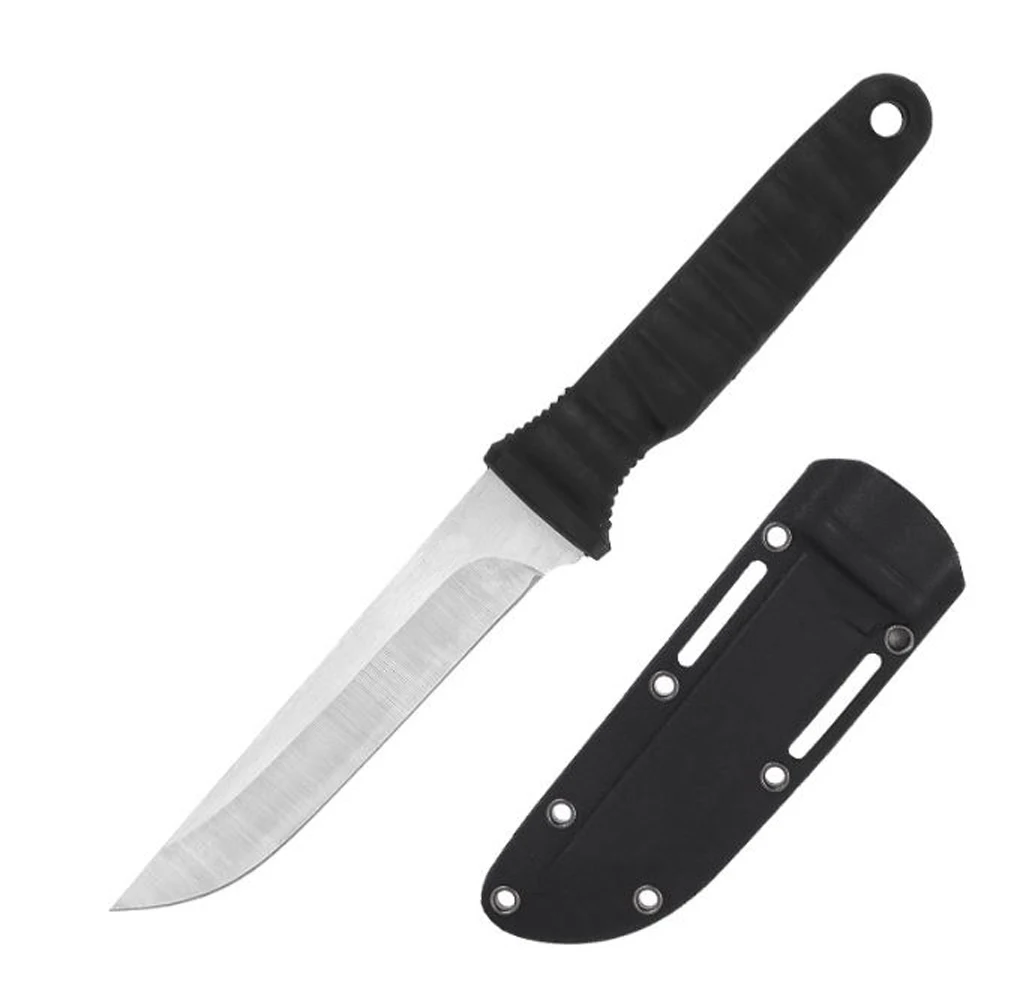 Outdoor pocket knife camping knife camping barbecue small straight knife k sheath survival knife carry portable fruit knife
