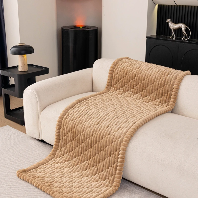 Waschbarer Sofabezug für Hunde, Rutschfester Flauschiger Haustier-Sofaschutz, Weicher Dicker Möbelbezug für Sofa, Zweisitzer und Ecksofa