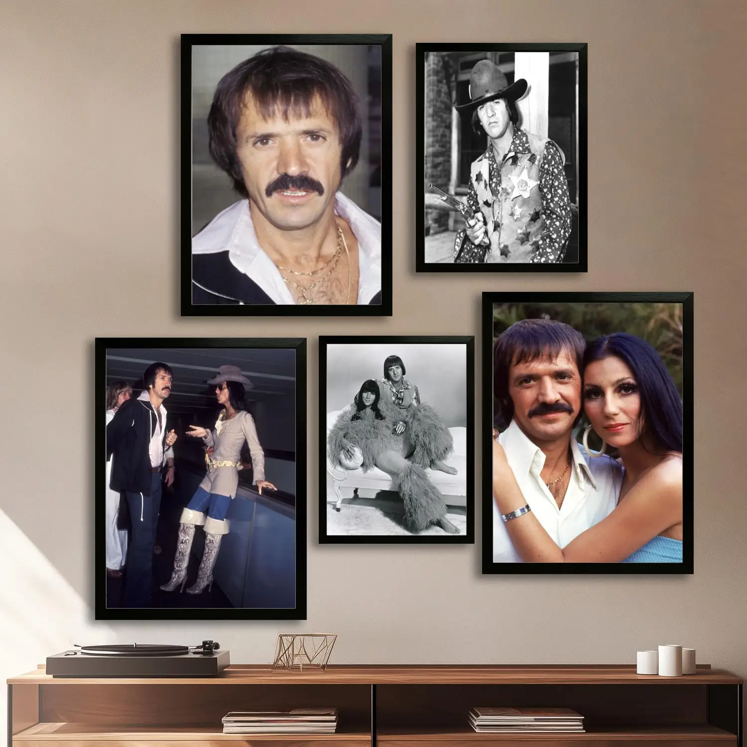 Sonny Bono Canvas Art Poster and Wall Art Picture Print, Modern Family Bedroom Decor Posters,Decorative painting