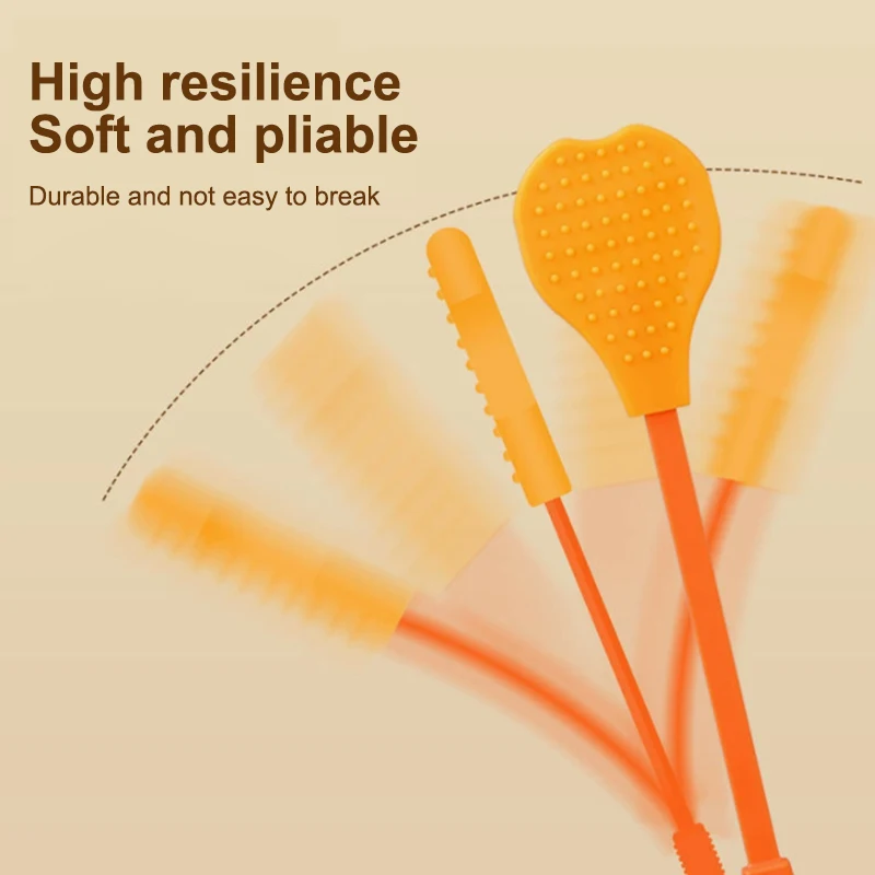 

Extended Handle Handheld Percussion Back Hammer Massager Meridian Beat Silicone Shot Massager For Full Body Improve