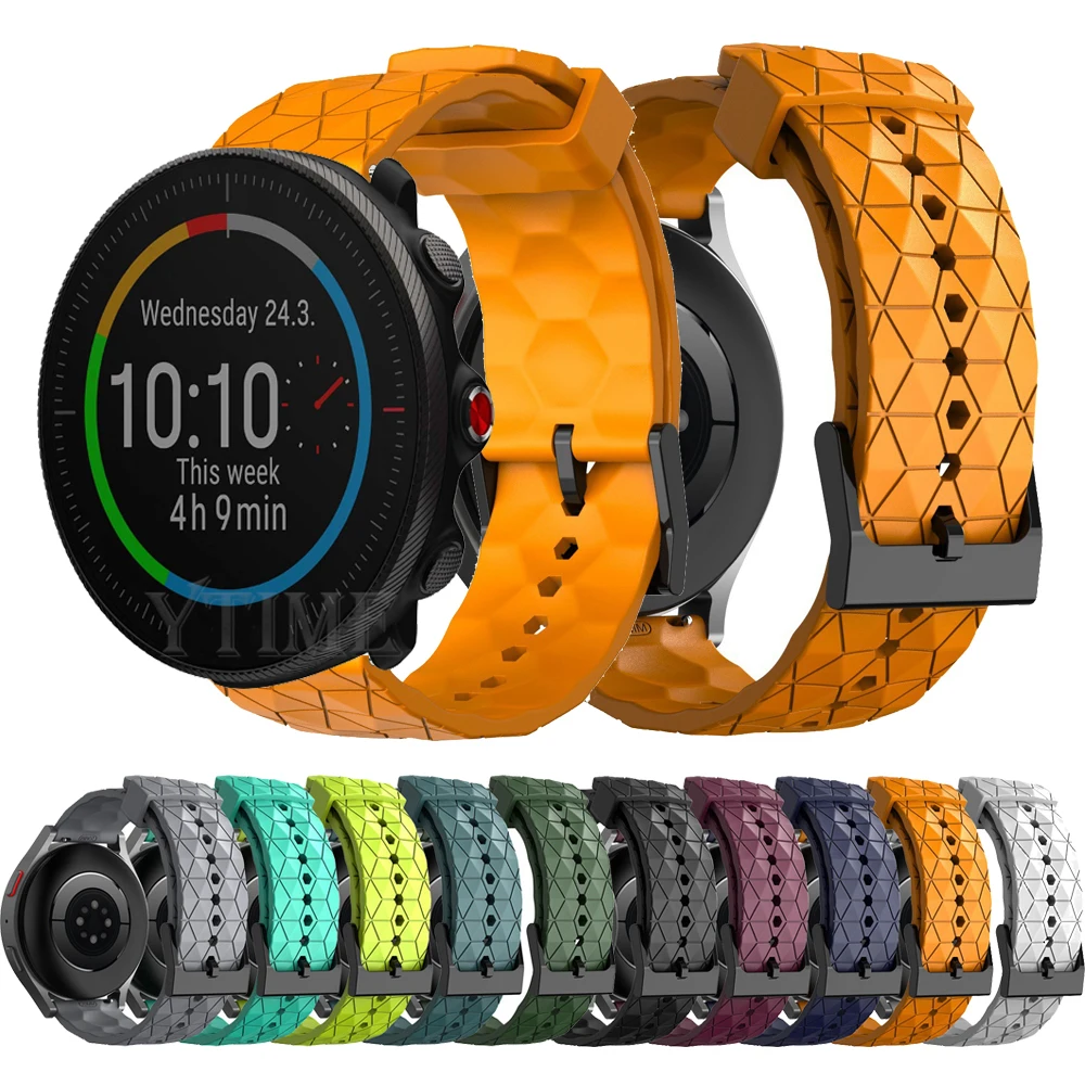 Tali Silikon Olahraga untuk Polar Grit X Pro Gelang Pengganti untuk Polar Grit X/ Vantage M M2 Tali Gelang Jam Tangan Korea