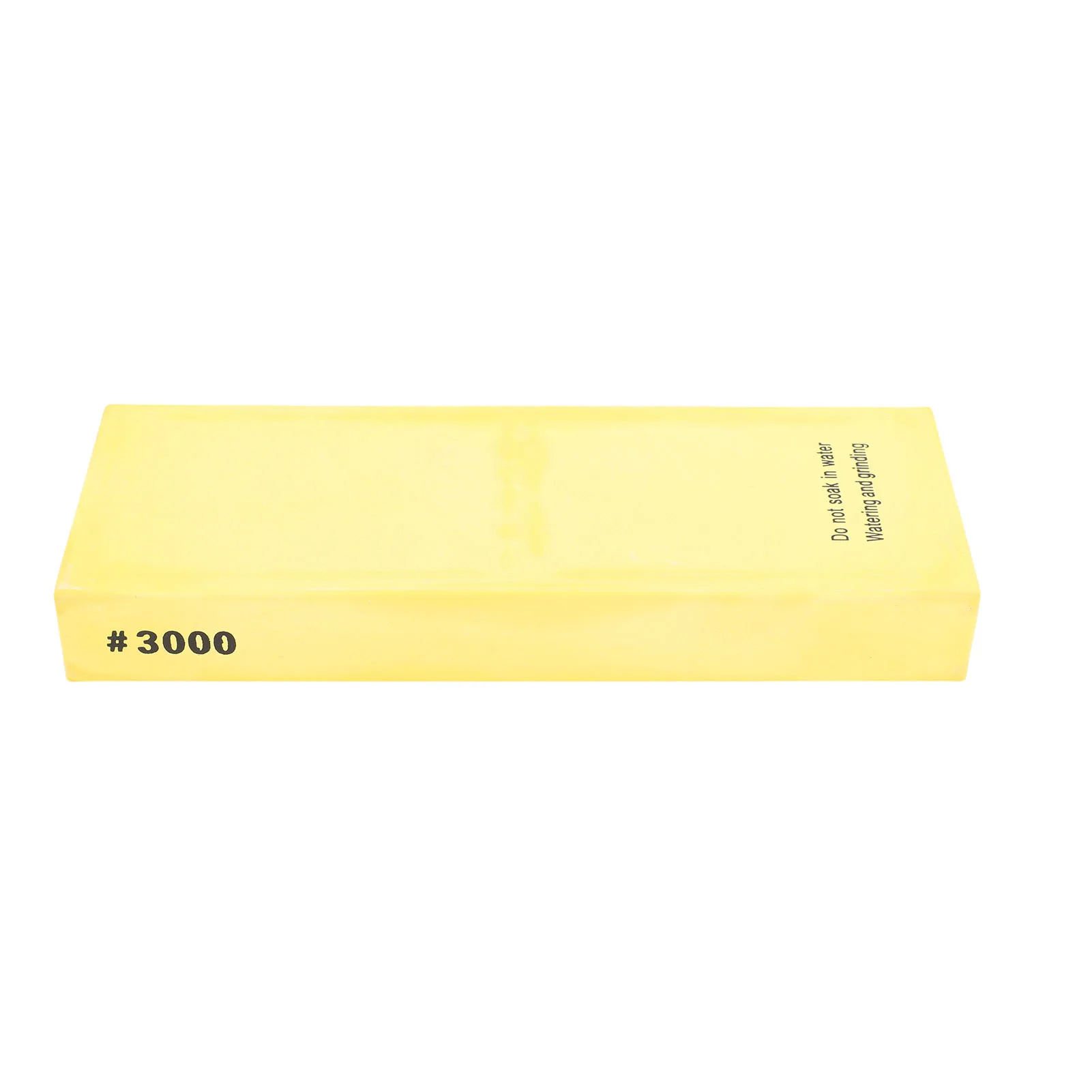 Polishing Whetstone Sharpening Stone Yellow 3000 Grit Professional Whetstone with Anti Slip Base for Kitchen Cutters Scissors