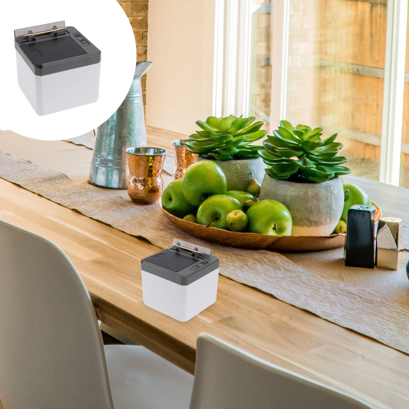 

Automatic Toothpick Box with Infrared Sensor -Up Dispenser for Home Hotel Use Rechargeable Electric Toothpick Container