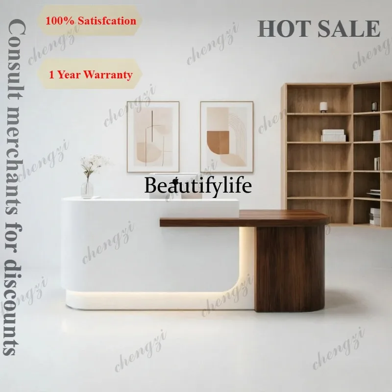 C139 Aesthetic Display Reception Desks Beauty Design Events Specialty Reception Desk Executive Luxury Empfangstresen Theke