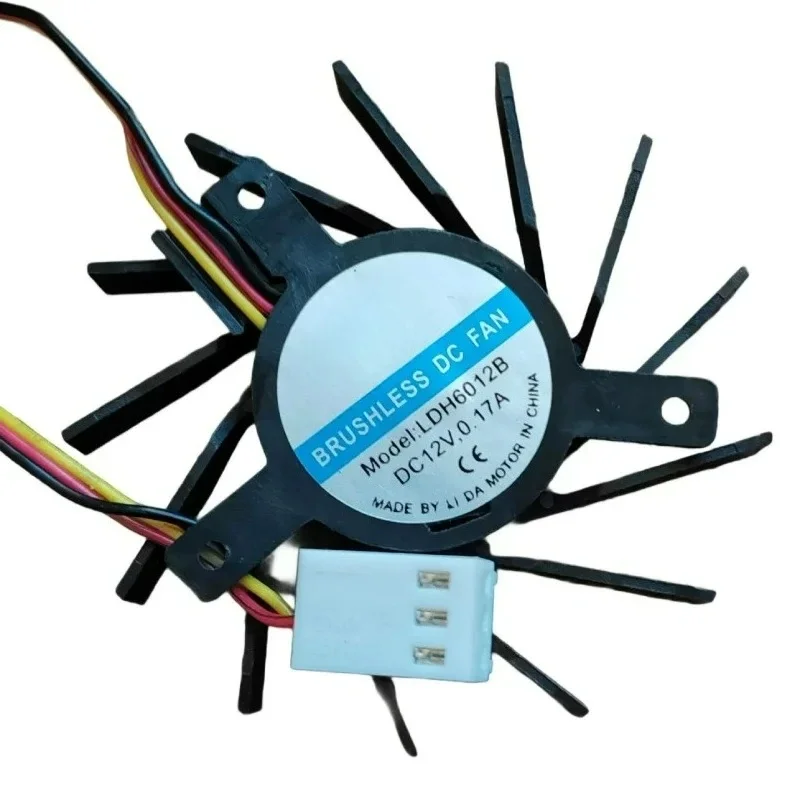 N+ LDH6012B, 55mm Diameter, Mounting Hole Spacing: 35mm35mm27mm, All-in-One Motherboard Cooling Fan