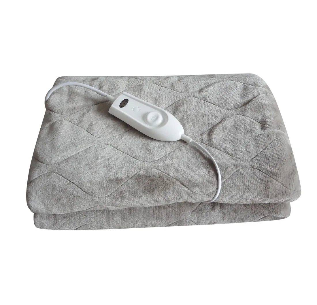 

soft flannel electric blanket electric over blanket /electric heating throw with ETL certificate best sale for US market