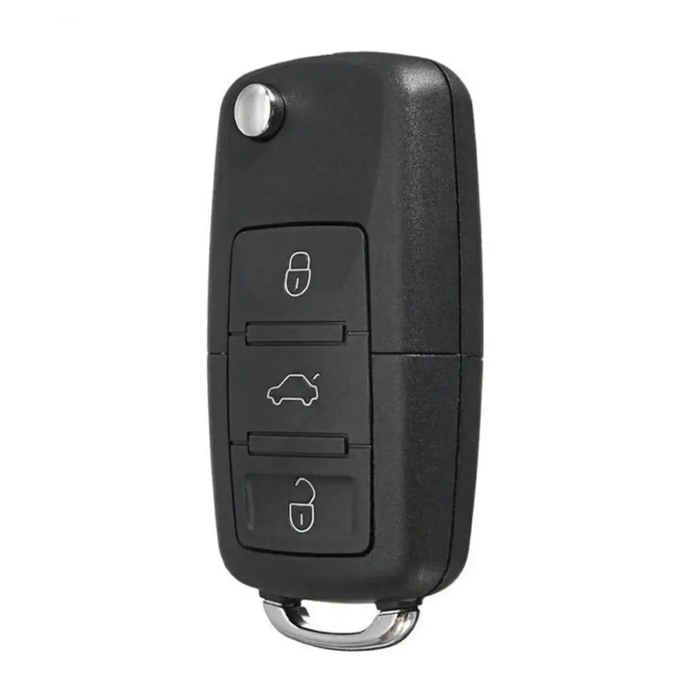 รถ REMOTE Key Flip Folding Key SHELL สําหรับ Volkswagen ช่องพวงกุญแจ Stash B5 ซ่อน SHELL Car Secret REMOTE KEY K7L4