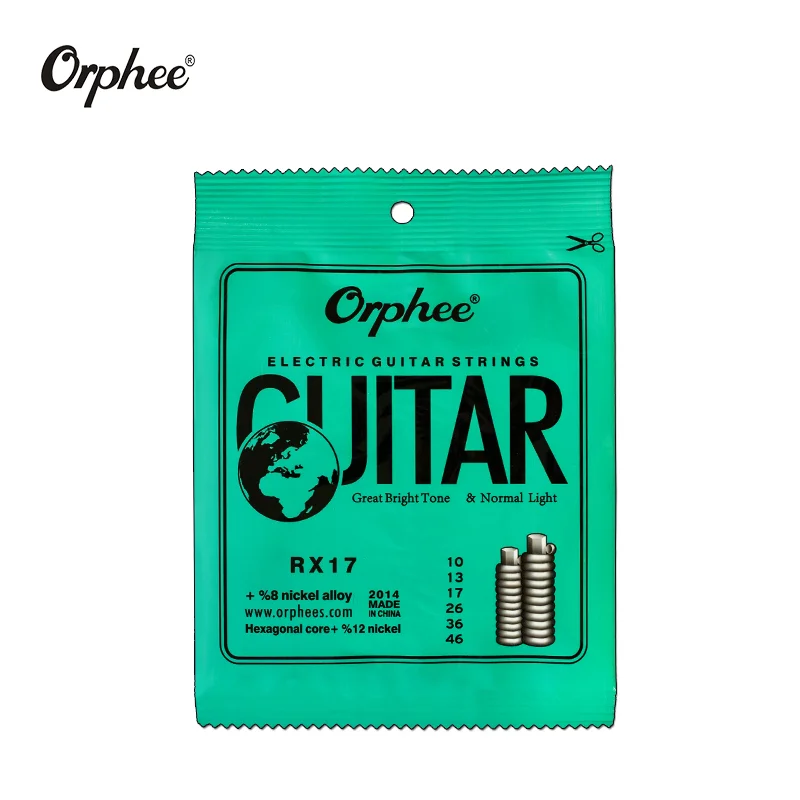 Juego de 10 cuerdas de guitarra eléctrica, RX15, RX17, RX19, súper ligeras