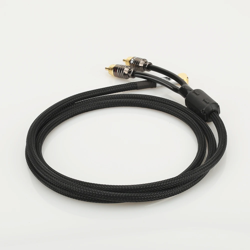 HiFi Cáp Dây Cáp Audio Âm Thanh Tín Hiệu Dây Cắm Aux 3.5Mm Cắm Chuyển Đổi 2 Đầu RCA Cắm