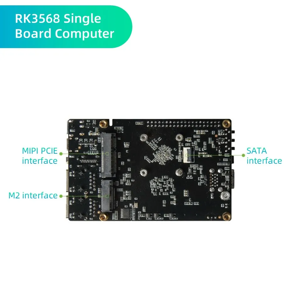 RK3568 Linux Board 1TOPS NPU Nas Moederbord Dual Ethernet PC Mini Diy Elektronische Kit Dual Display Gratis SDK Open source