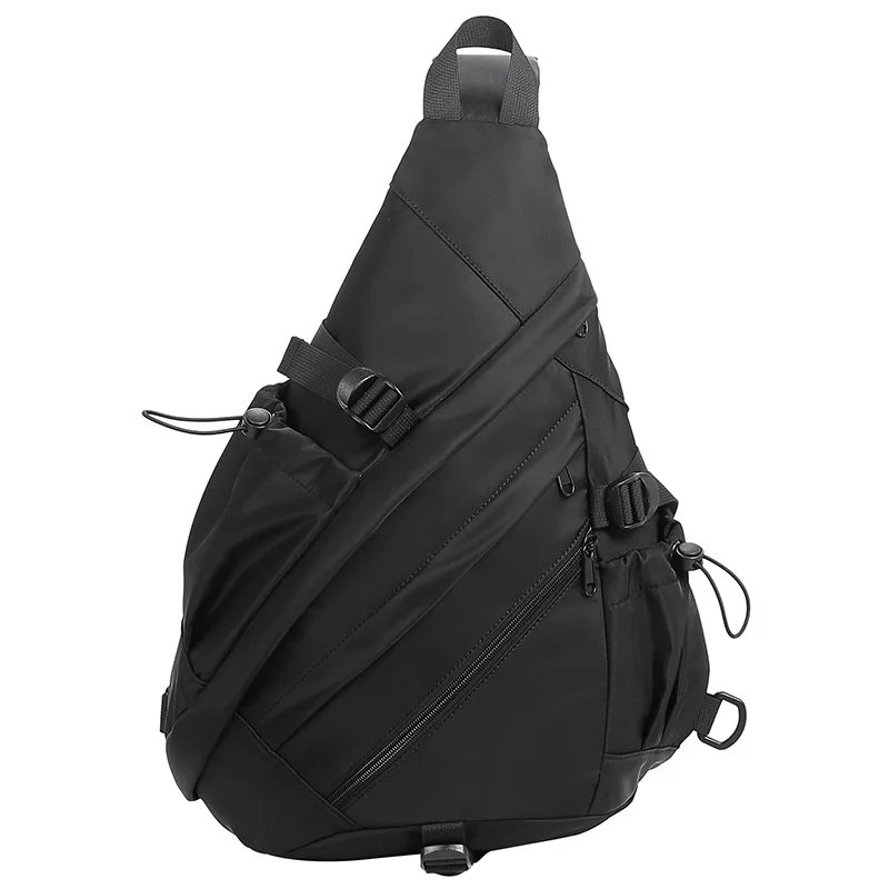 Casual Chest Bag Men Fashion Travel Shoulder Bag for Men Lightweight Sports Chest Bag Large Capacity Outdoor Cycling Backpack
