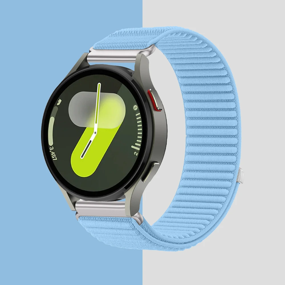 20mm 22mm Straps For Samsung Galaxy Watch 7/6/5 Pro/4 Classic nylon Bracelet garmin/Huawei GT 6/5/4 amazfit bip 6 GTS GTR Band