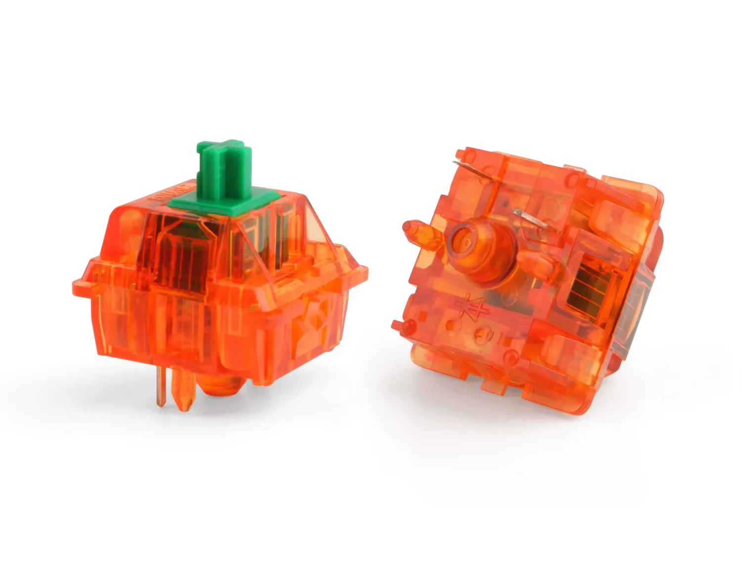 EQUALZ Tangerine V2 Switches Orange Mechanical Keyboard Switch 62g 67g Translucent Heavy Pressure Linear Custom Gamer Switches