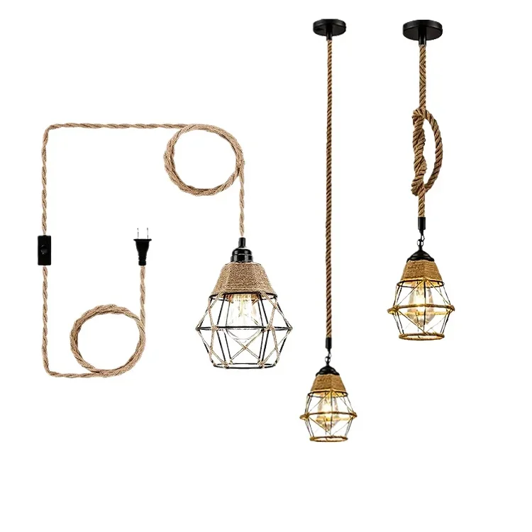 

Floor lamp table lamp American retro home improvement lighting wrought iron chandelier lampshade living room bedroom bedside