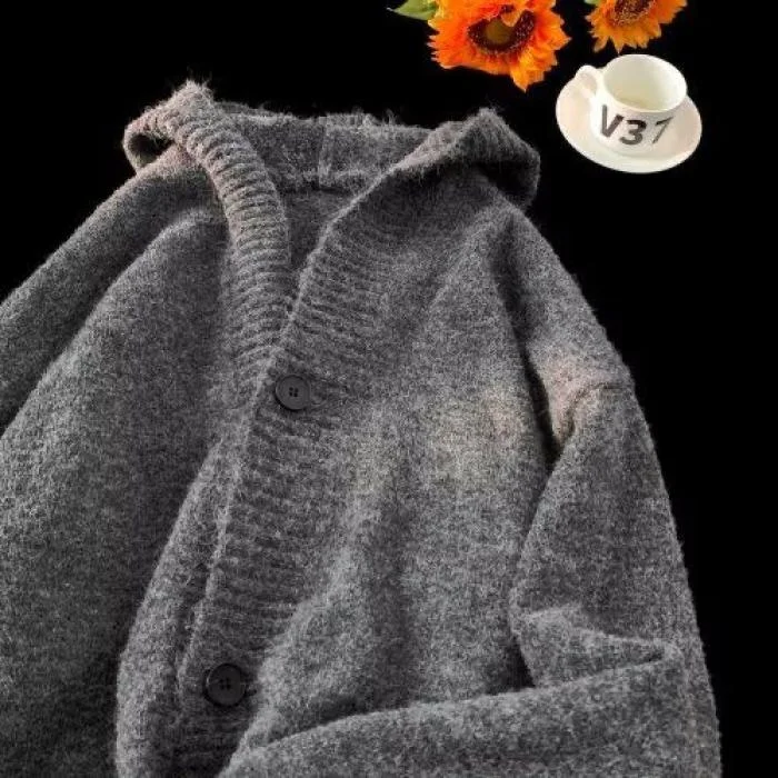 ルーズメンズジャケット秋セーターカジュアル多用途韓国ファッション秋コートポリエステル繊維長袖若々しいエネルギースタイル