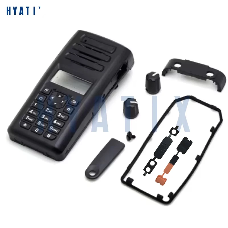 1~5sets Housing Case Front Cover with Keypad Knob for KENWOOD NX-3220 NX-3320 NX3220 NX3320 Walkie Talkie Accessories