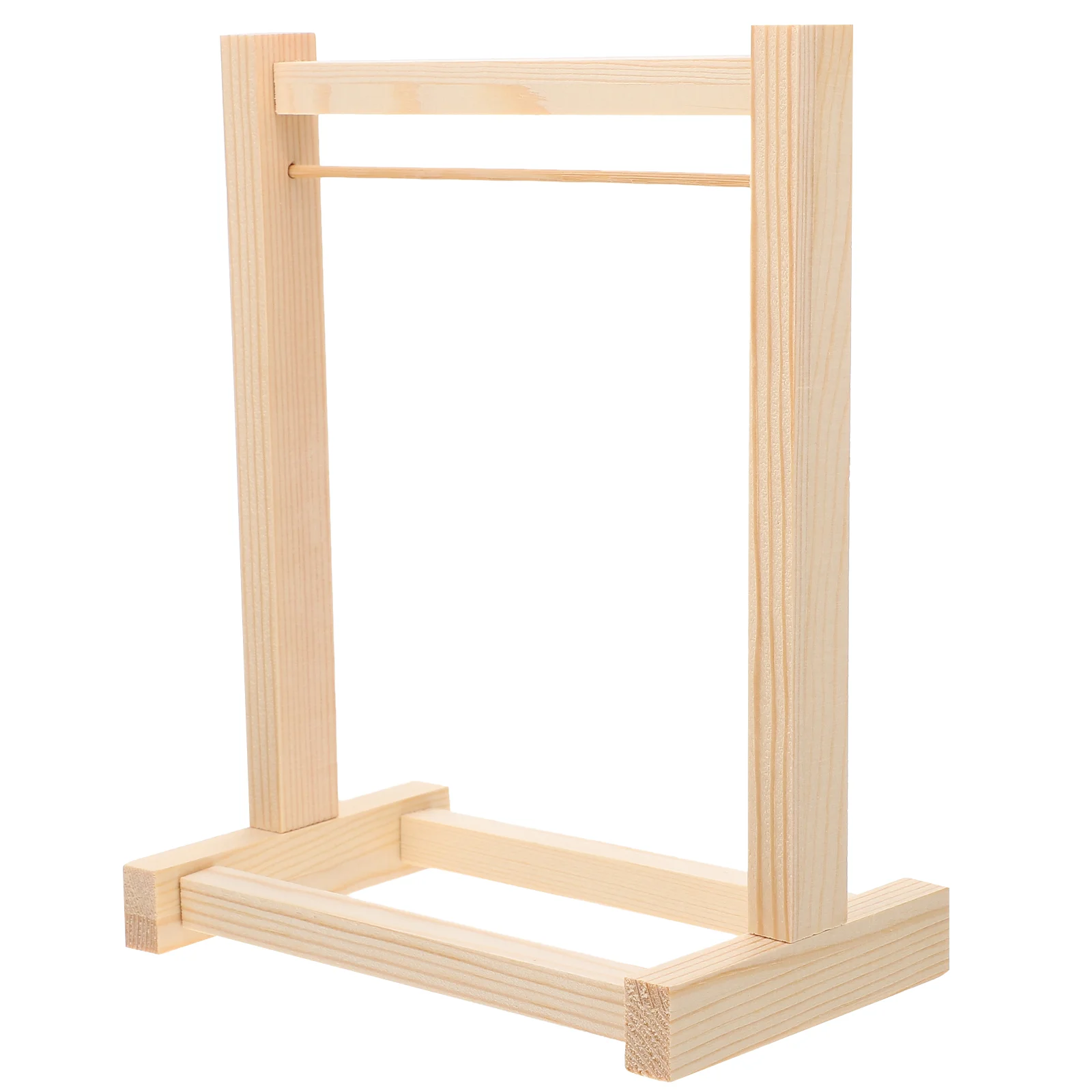 Hanger Clothes Display Rack Small Coat Hangers Furniture Clothing Wooden Holder Garment Child Toy
