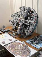 NEW 7000 Pellet Millennium Ship Falcon Building Blocks Star Destroyer Compatible with 75192 05132 MOC Set for Adults Toys Gift