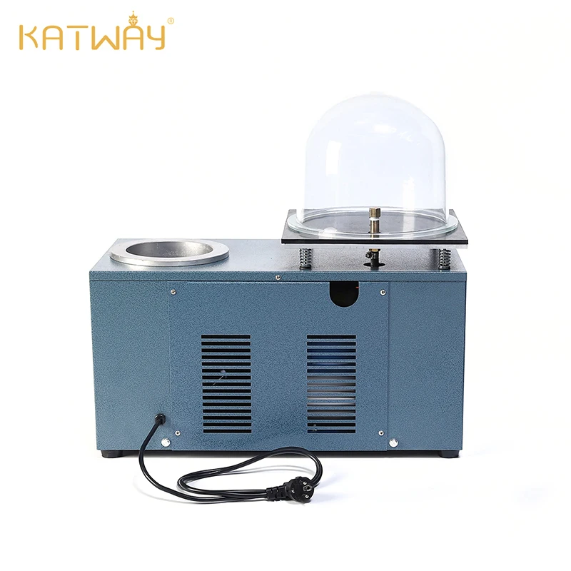 KATWAY Compact 2L Vacuum Investing & Casting Machine 2-In-1 Mini Jewelry Making Professional Metal LL-CM01